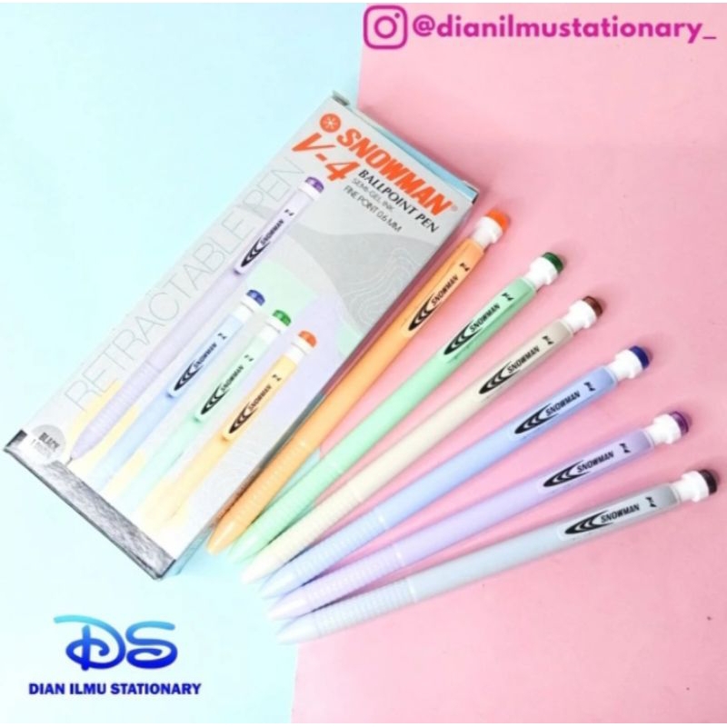 

Bolpoint Snowman V-4 isi 12pc