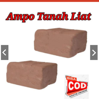 

Ampo Tanah Liat Original 1KG Untuk Penghilang pahit daun pepaya & Prakarya