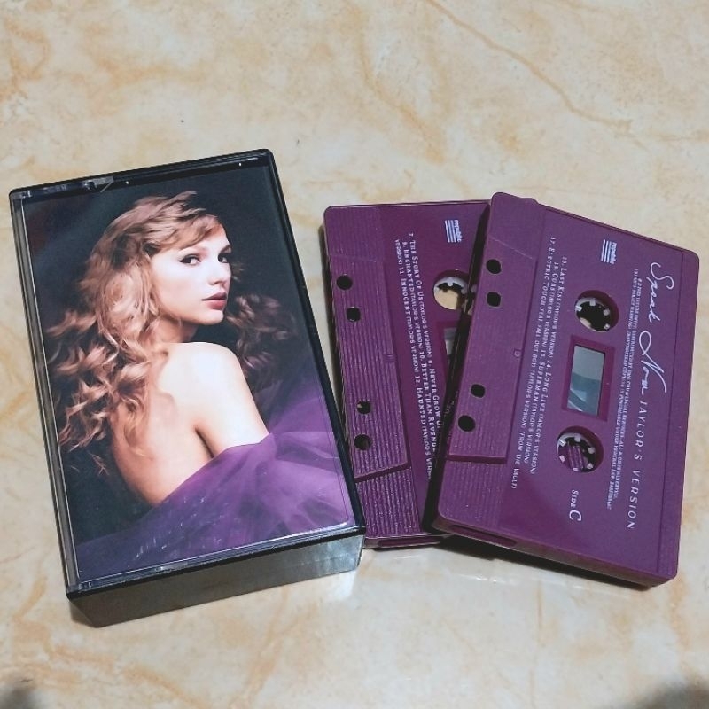Taylor Swift Speak Now TV Cassette Official Merch Merchandise Kaset Pita Album Taylor's Version CD
