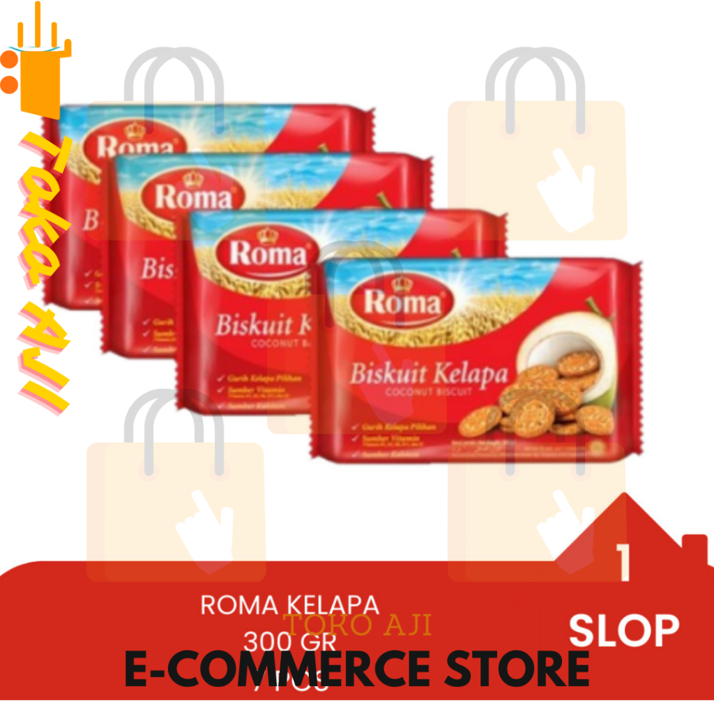 ROMA KELAPA 1dus isi 28pcs : 4 (7pcs) TEMUKAN HADIAH DI DALAM ROMA