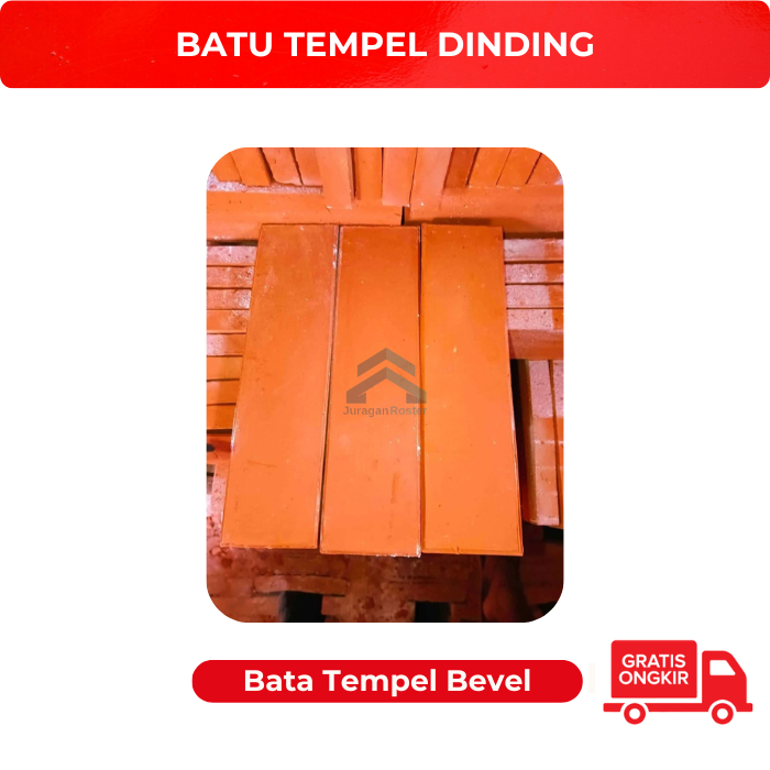 Free Ongkir Bata Tempel Bevel/ Bata Terakota Expose/ Bata Hias Dinding Pagar