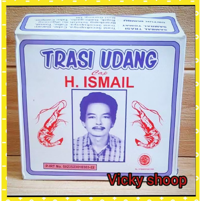 

Trasi Udang H. Ismail/Trasi Ismail 1 Box 1 kg ( 10 PCS) Trasi UD Sumber Laut
