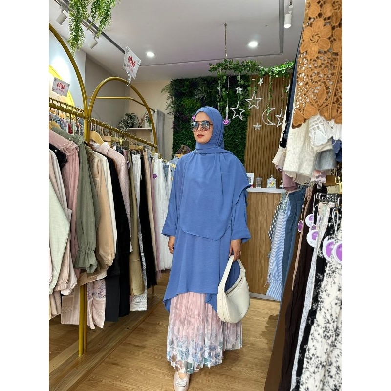 Kaftan Tunik Cantik Elegan
