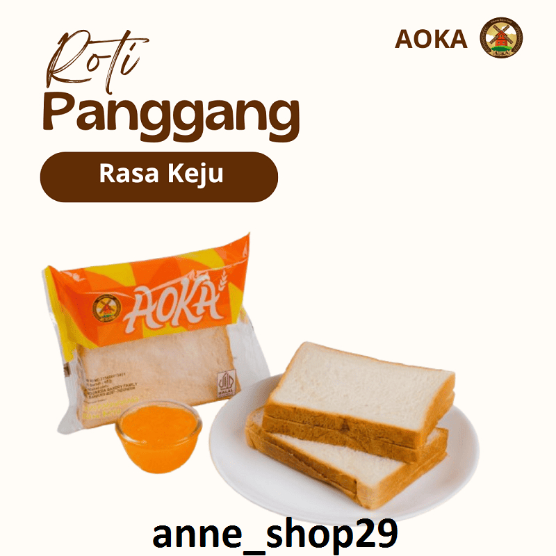 

Aoka Roti Panggang Rasa Keju 65g Exp 18 feb 25