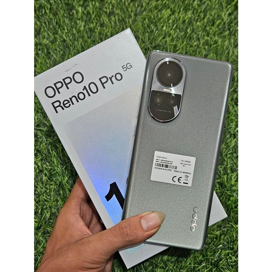 OPPO RENO 10 PRO 5G 12/256GB SECOND LENGKAP MULUS RESMI INDONESIA