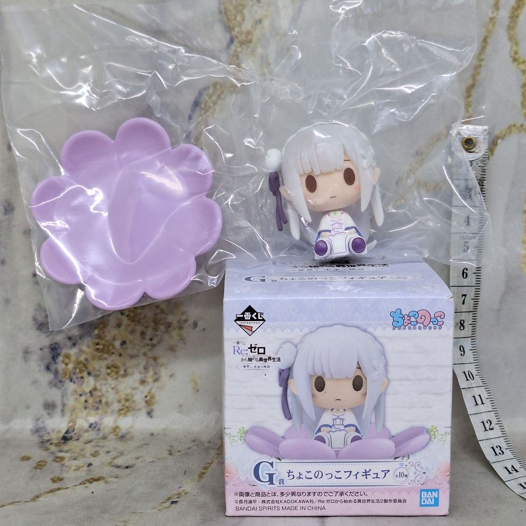 Re Zero Emilia Chokonokko Mini Figure Ichiban Kuji G Prize Dreaming Of The Future Story