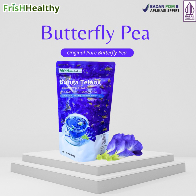 

Teh Bunga Telang isi 5 Pcs - Bunga Telang - BUTTERFLY PEA - MENGATASI KOLESTEROL - DIABETES