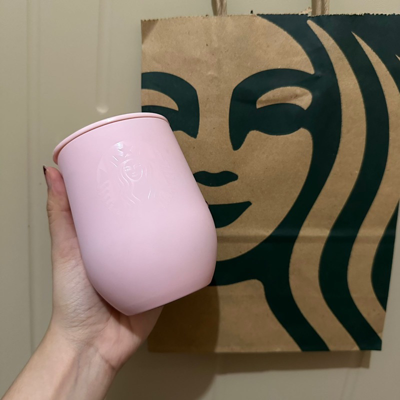 Preloved Tumbler Starbucks Corkcicle Pink Valentine 2024 Stainless Steel Starbucks Tumbler Original