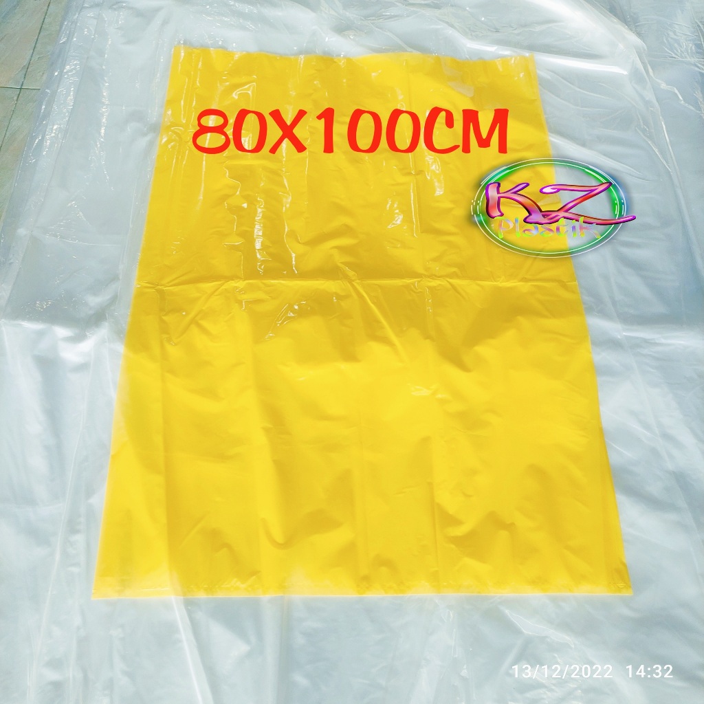 Kantong Plastik Sampah Medis 80 x 100 cm / Kantong Plastik Sampah 80 x 100 Cm , Sampah Medis 80x100
