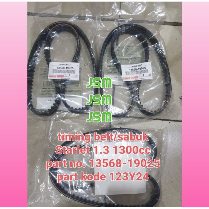 TIMING BELT STARLET SABUK TIMING TOYOTA STARLET 1.3 1300CC
