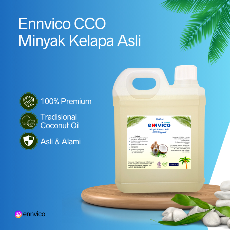 

Minyak Kelapa Asli 100% Murni 1000ML Minyak Kelapa Tradisional No RBD Coconut Oil Organik