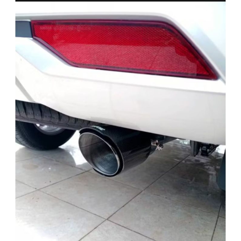BUNTUT KNALPOT CARBON AKRAPOVIC MUFFLER MOBIL FEROZA