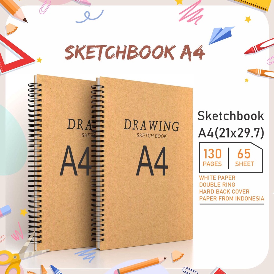 

Garansi Belanja SKETCHBOOK A4 BUKU SKETSA BUKU GAMBAR SKETSA DRAWING BOOK