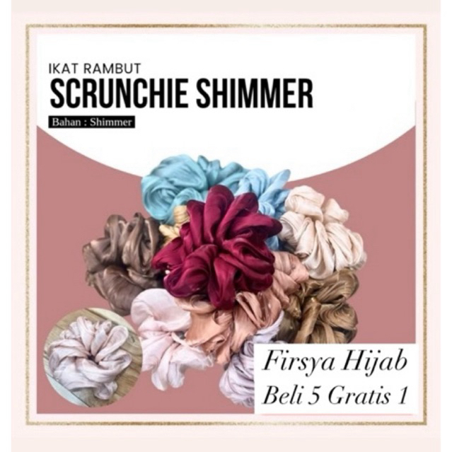 IKAT RAMBUT SCRUNCHIE SHIMER