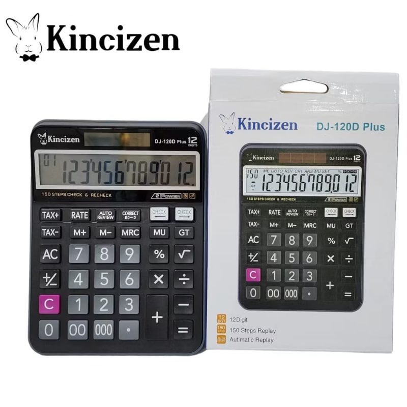 

KALKULATOR DJ 120D PLUS CALCULATOR DAGANG BESAR DJ120D PLUS 12digit