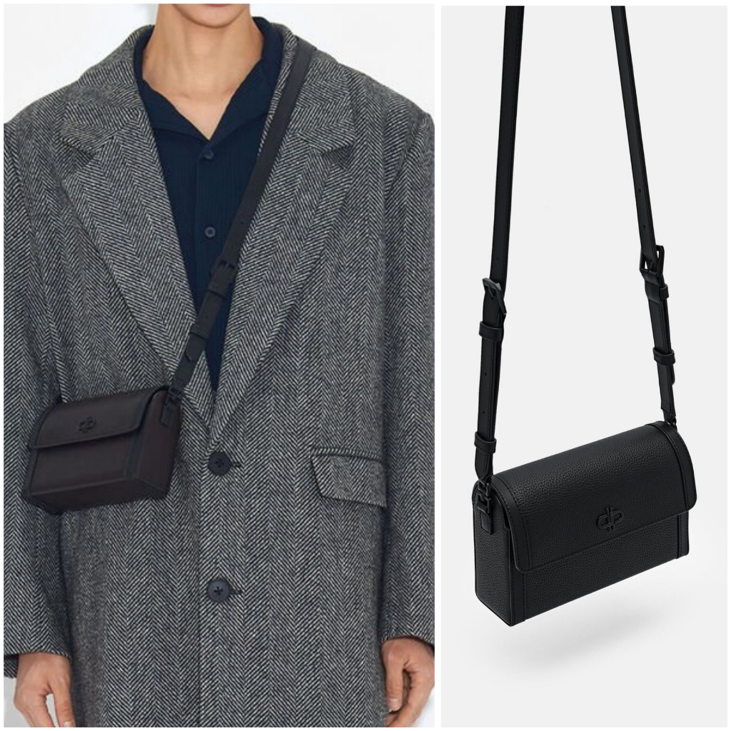 Tas Selempang Kulit Original Pedro Leather Icon Series Boxy Crossbody Bag Original Pria Laki Lali