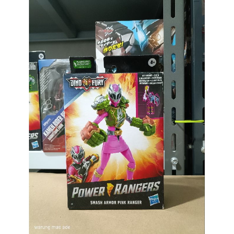 FIGURE POWER RANGERS SMASH ARMOR PINK RANGER - POWER RANGERS DINO FURY