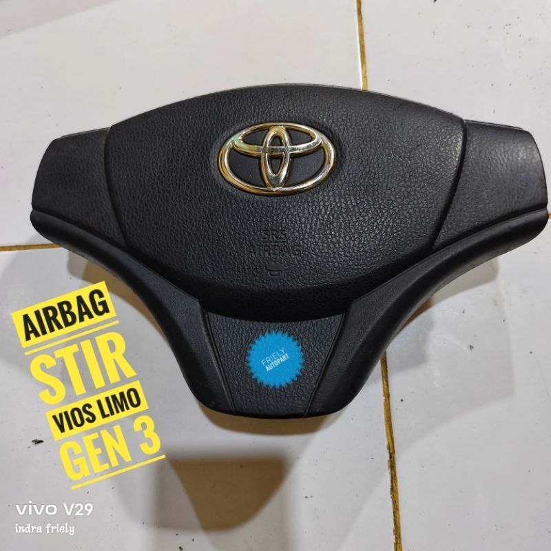 Airbag stir vios limo gen 3 2013-2016 original copotan