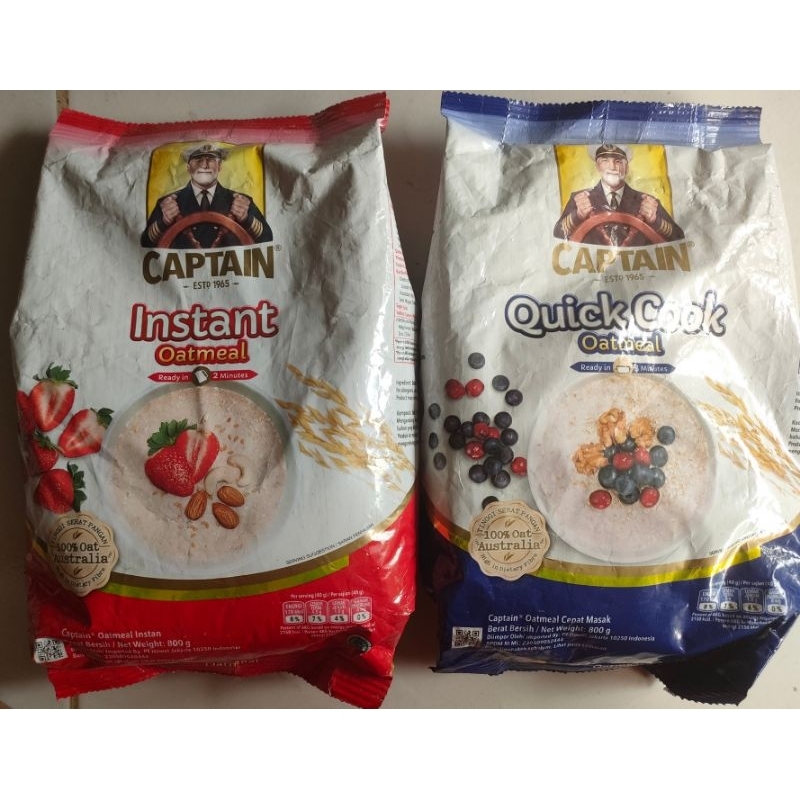 

Captain oat Instan Oatmeal 800gr