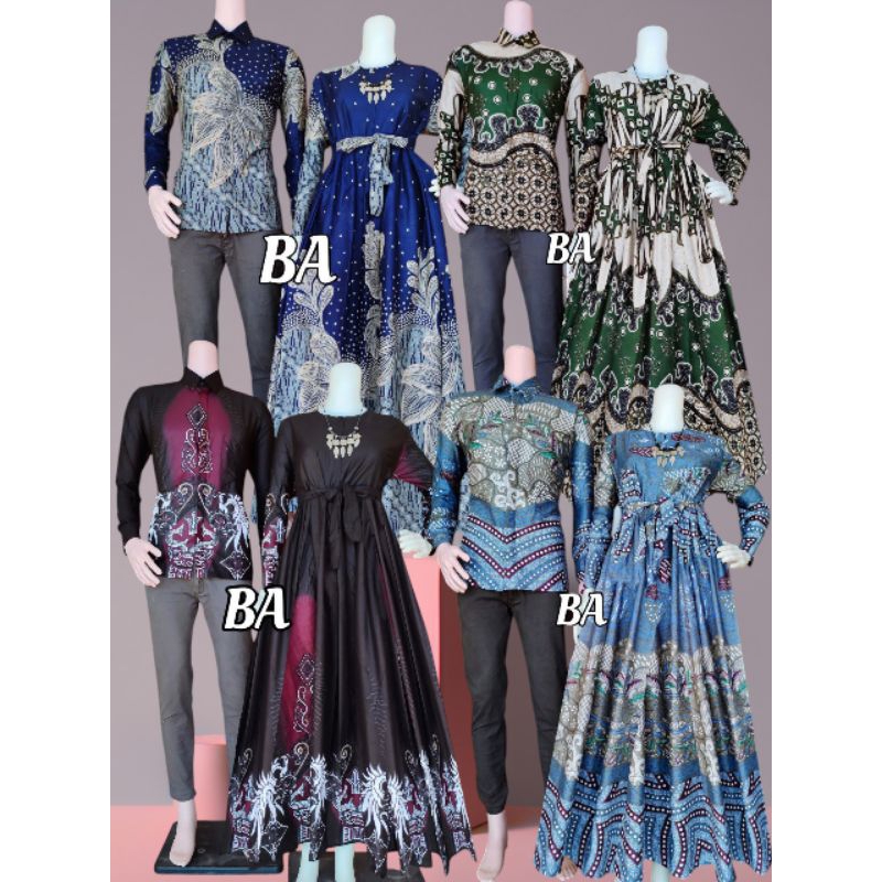 Couple Sarimbit Batik BigSize Jumbo Ld150