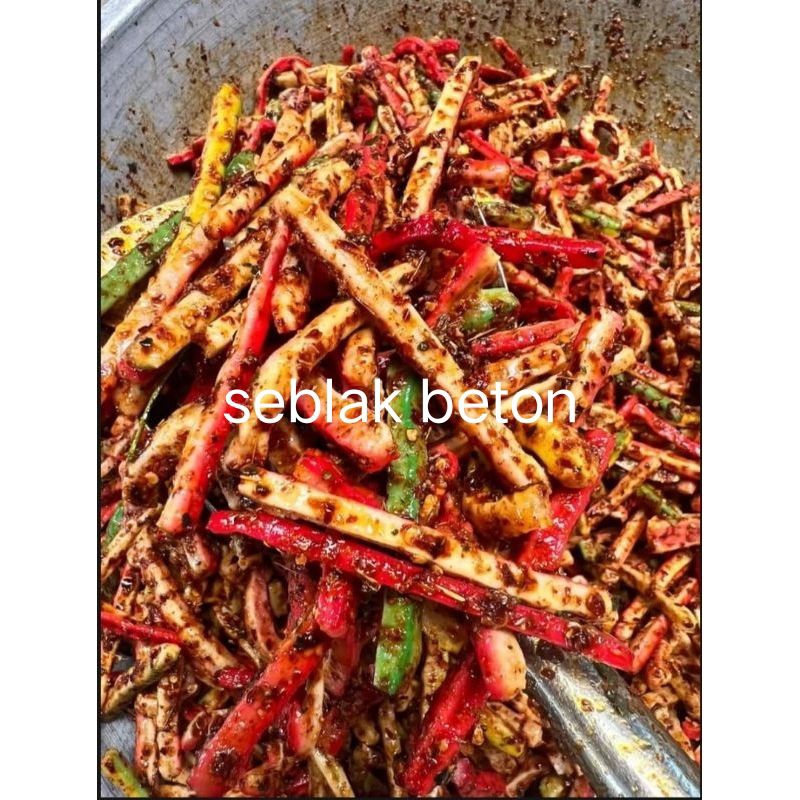 

Seblak Kerupuk Beton Viral Pedas Daun Jeruk 250g