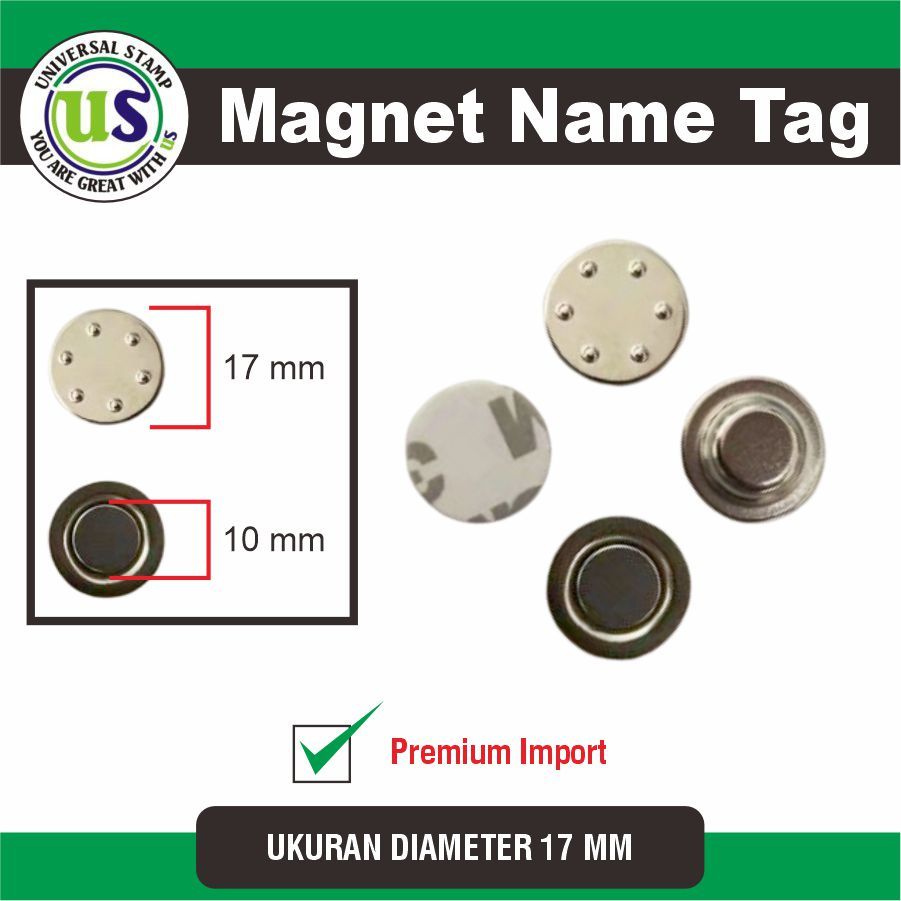 

Magnet Pin / Magnet Name Tag D17 Premium Import