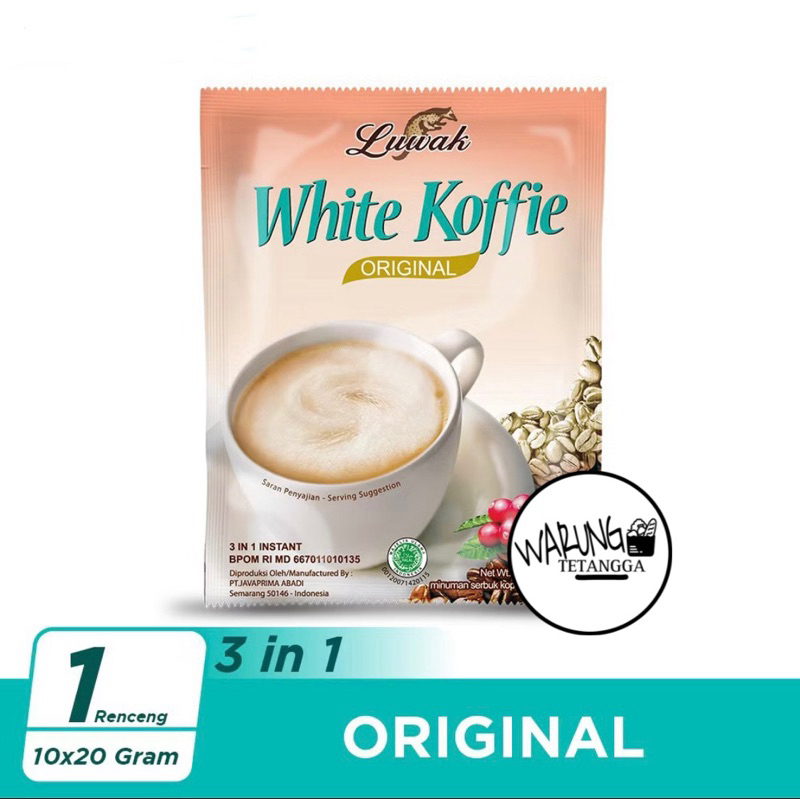 

LUWAK WHITE KOFFIE Original 10x20gr (Renceng)