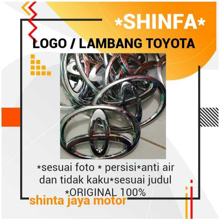 logo toyota depan mobil  vios 2014 up