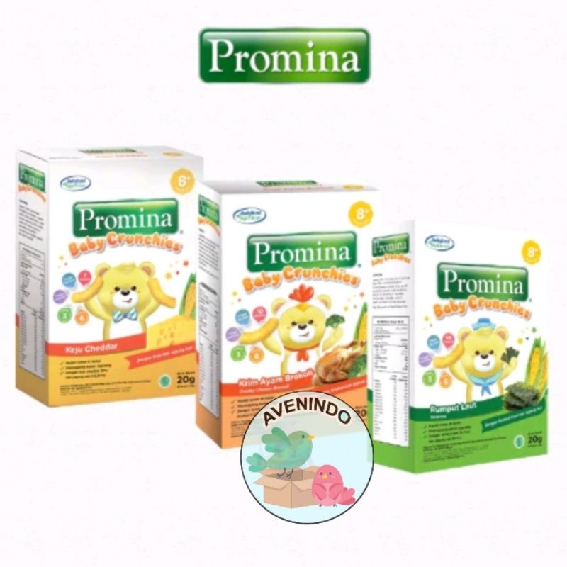 promina milna alamii crunchies snack varian rasa 6+ 8+ crunchies puff soft corn