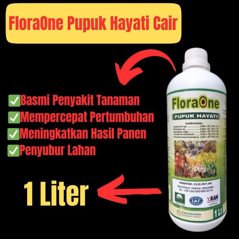 Pupuk Hayati FloraOne, Pupuk Hayati Cair, Pupuk Tricoderma