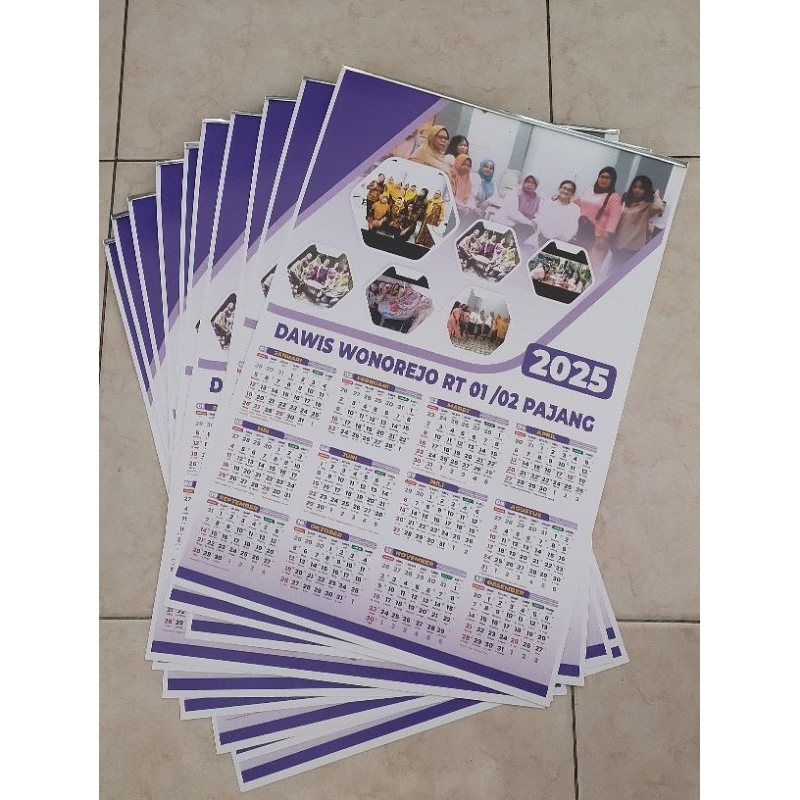 

kalender kumpulan RT, arisan , komunitas , pkk