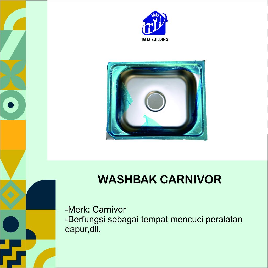 Washbak Carnivor / Washbak cuci piring