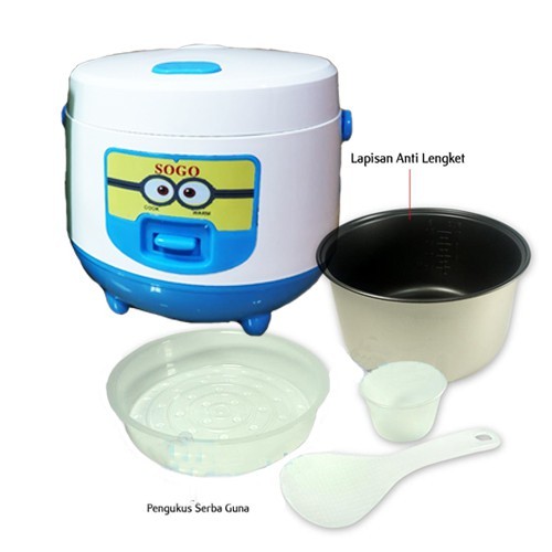MAGIC COM 1 LITER  SOGO KARAKTER 108 1L / RICE COOKER / PENANAK NASI