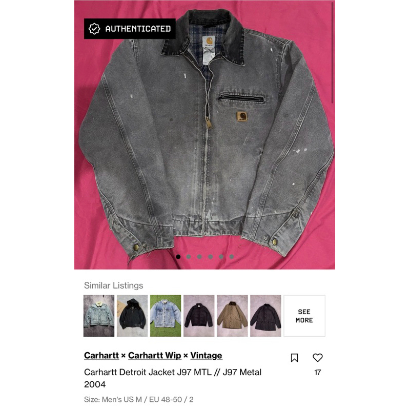 Carhartt Detroit J97MTL / Metal