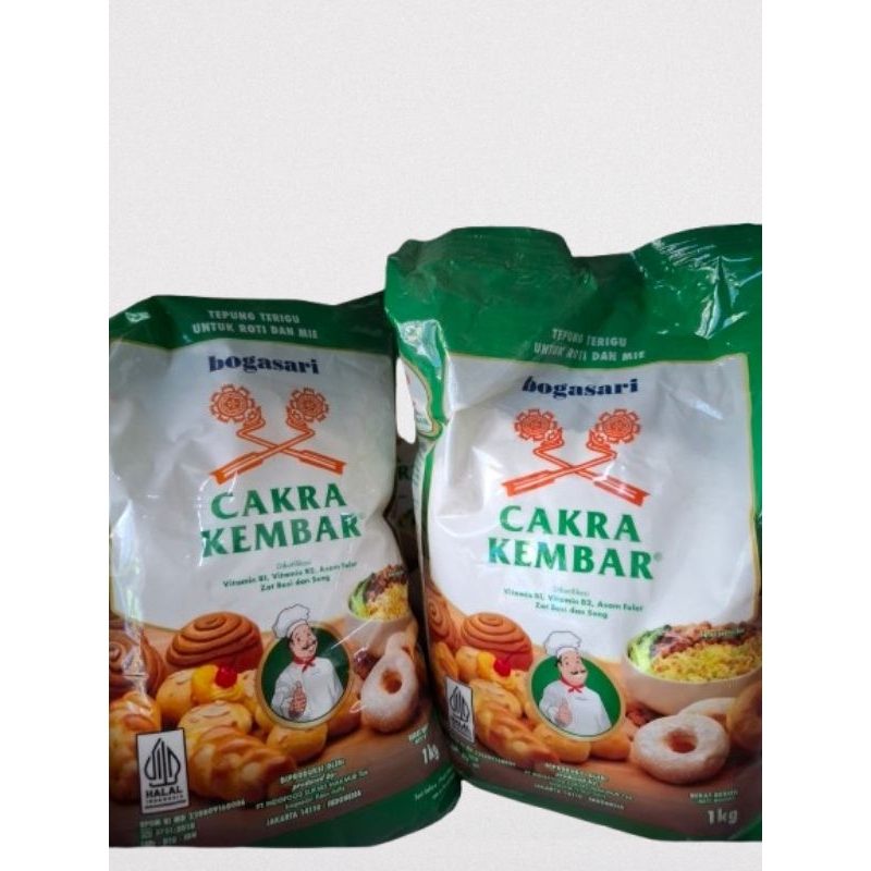 

TEPUNG TERIGU CAKRA KEMBAR KEMASAN 1kg