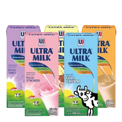 

ULTRAMILK Susu UHT Kemasan 200 ml
