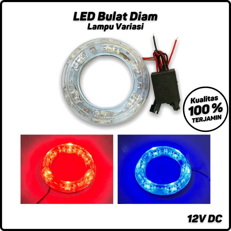 Lampu variasi motor Kedip Lampu Tambahan Bulat motor