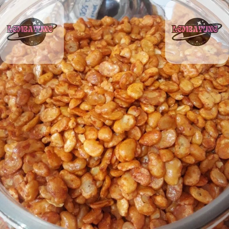 kacang koro kupas pedas 500Gram