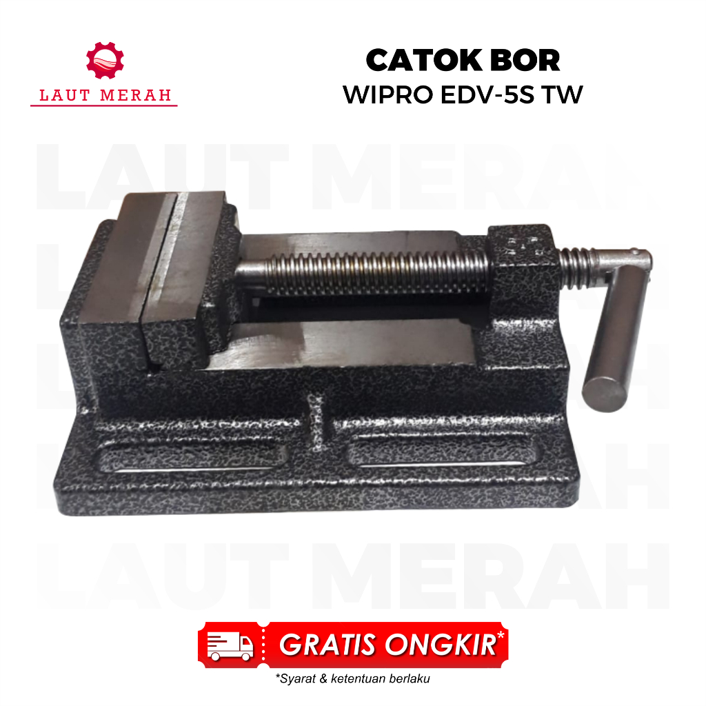 WIPRO Ragum Stand Bor Catok Bor Duduk 5 In 5in 125MM 125 MM HEAVY DUTY