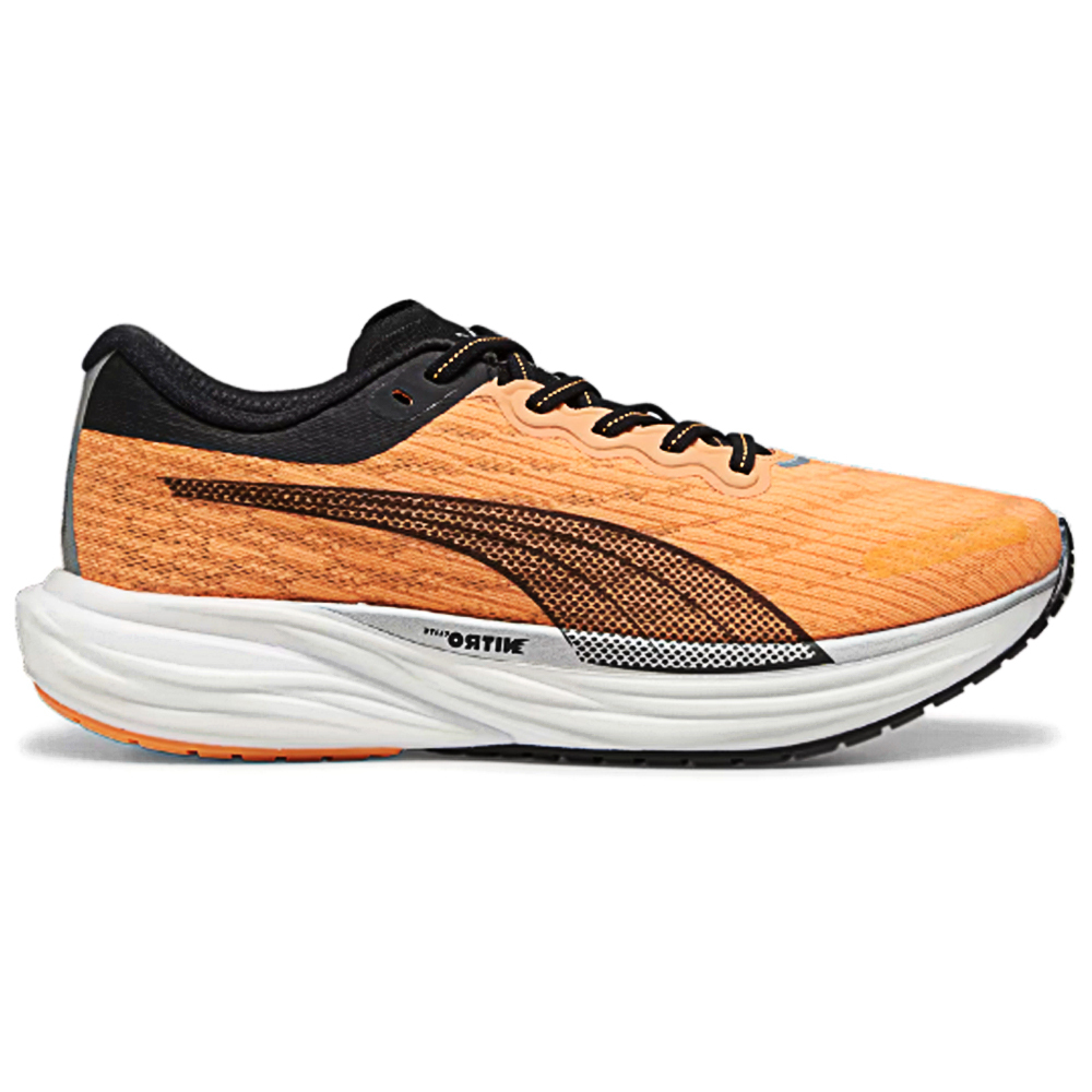 PUMA Deviate Nitro 2 Neon Citrus Black Silver - Sepatu Olahraga Lari Running