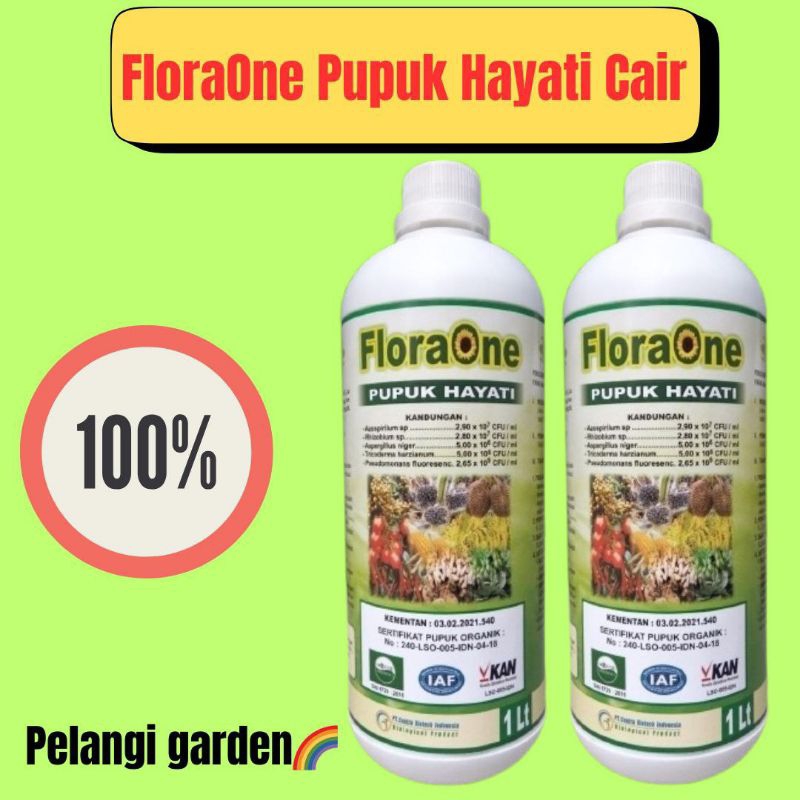 TERLARIS Pupuk Hayati FloraOne, Pupuk Hayati Cair