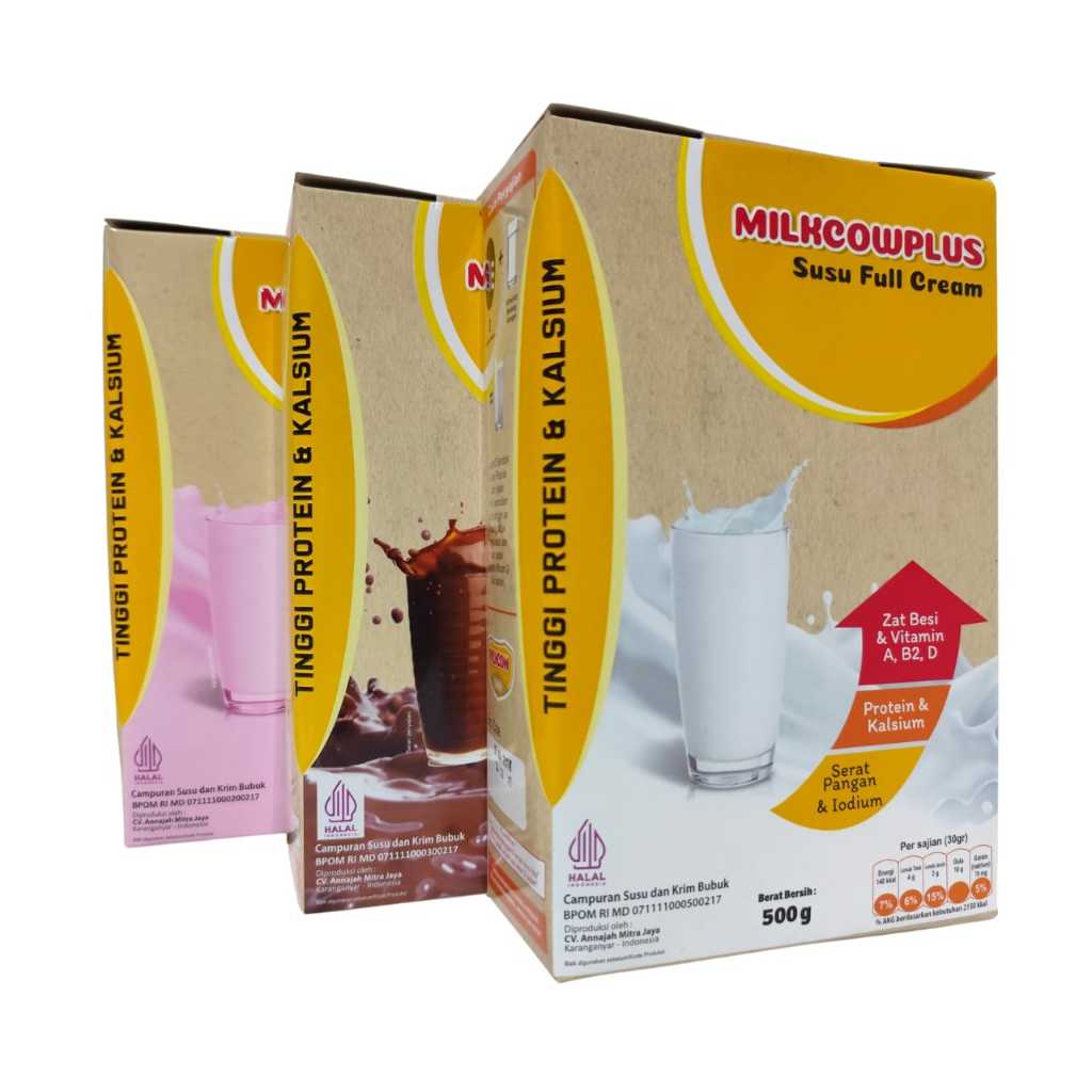 

MILKCOW Plus Susu Gemuk Badan Dan Tinggi Badan Anak Dan Dewasa 500 Gram