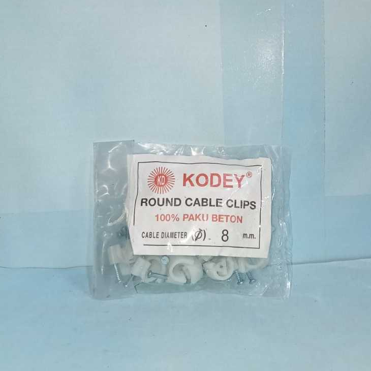 Klem Kabel Listrik / Klem Paku Beton / Klem Kabel Putih