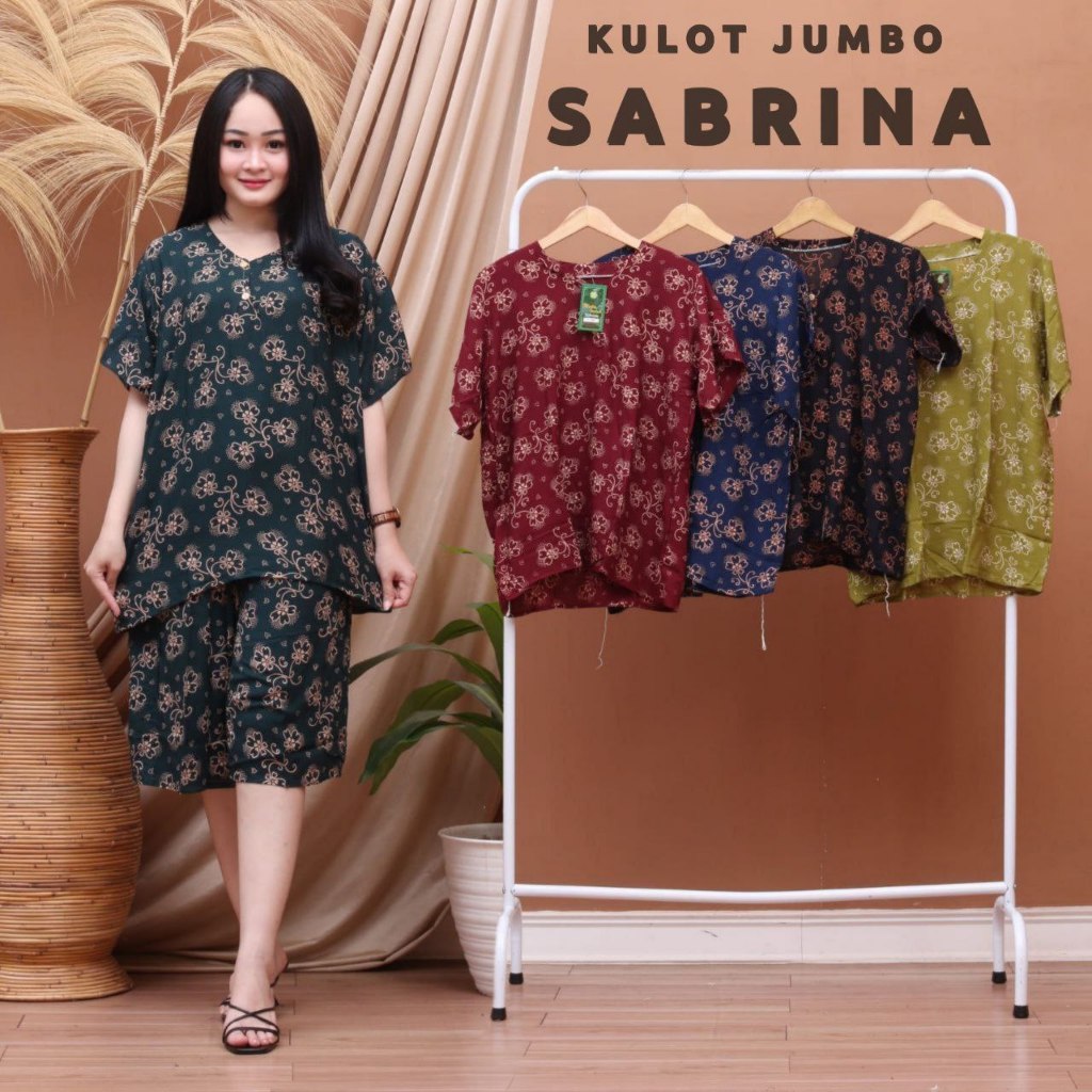 Setelan Kulot Jumbo jenio l kulot jumbo kulot setelan batik celana kulot celana pendek santai wanita