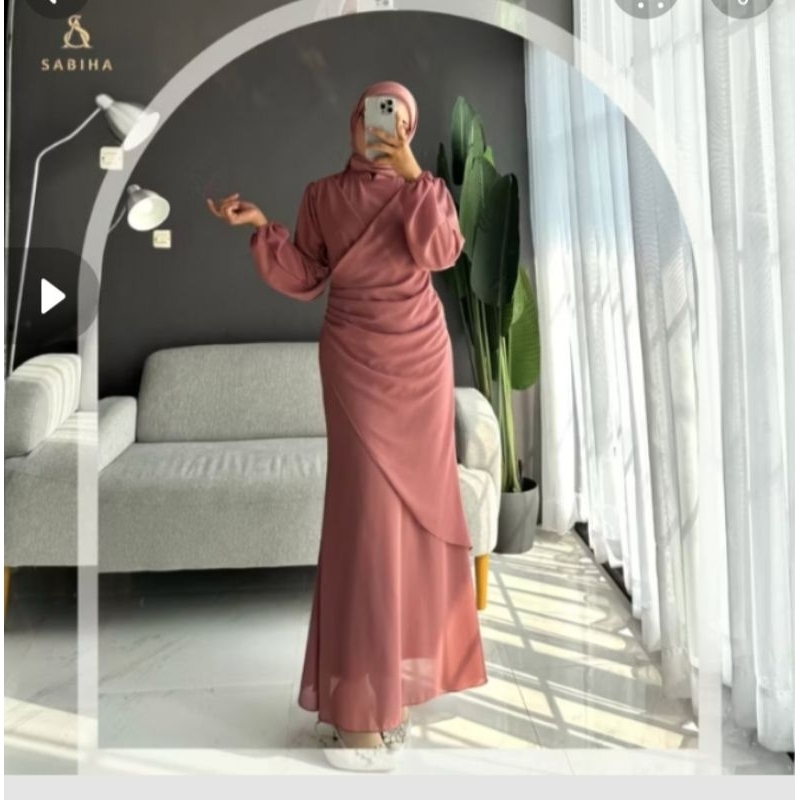 Dress fayre by sabiha.id/dress kondangan/dresswanita ( PRELOVED )