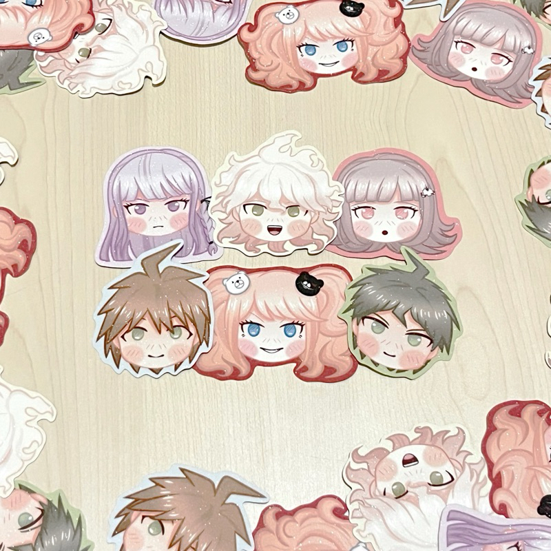 

Danganronpa Glitter Diecut Sticker
