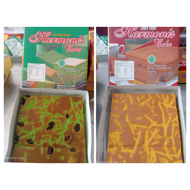 

Bolu lapis legit 600 gram