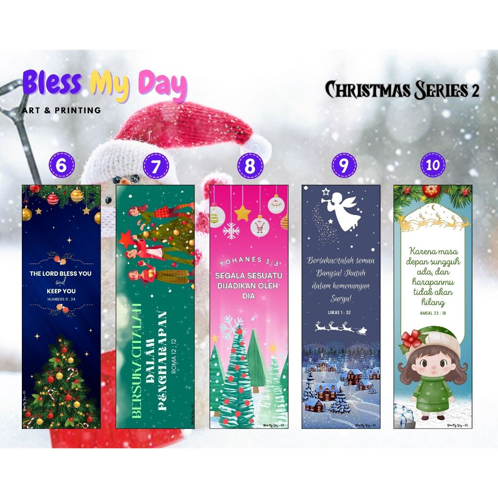 

PEMBATAS ALKITAB - CHRISTMAS SERIES 2 (PO 1-2 HARI JADI)