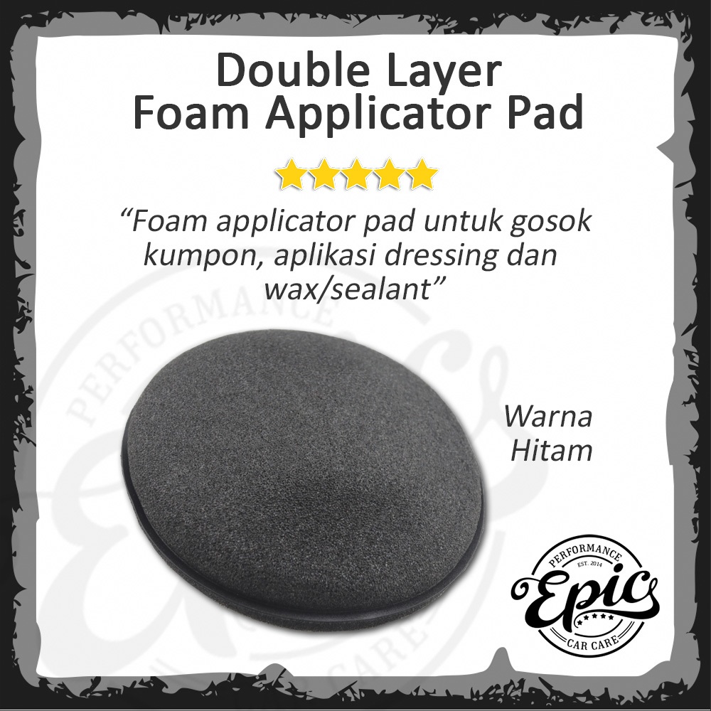 Foam Applicator Pad Untuk Wax dan Kumpon Double Layer Wax Mobil Penghitam Mobil Pengkilap Cat