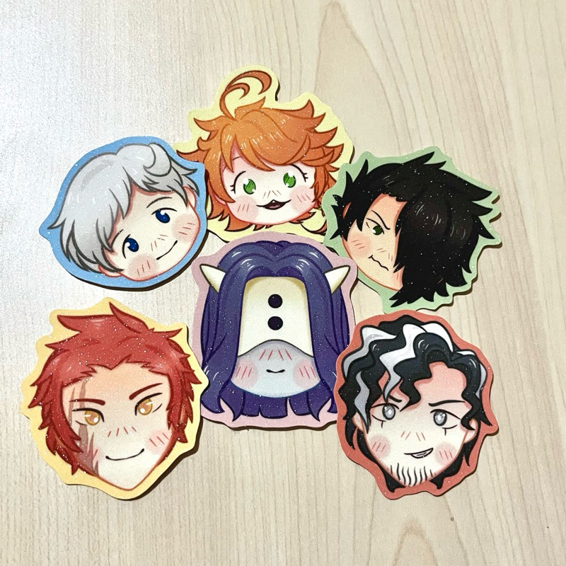 

The Promised Neverland Glitter Diecut Sticker